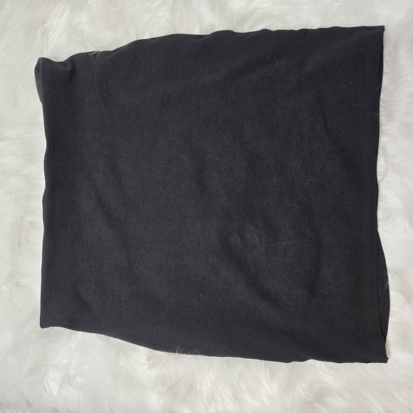 Sunday Best Medium BNWOT Black Mini Asymetrical Wrap Hem Cute Skirt Aritzia - Picture 6 of 9